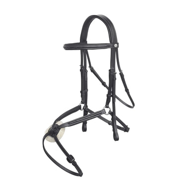 Prestige Grackle Bridle (Mexican noseband)