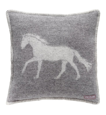 Horse Grey Cushion