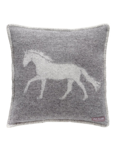 Horse Grey Cushion