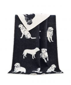 Black Dog Blanket