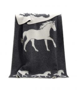 Dark Grey Big Horse Blanket