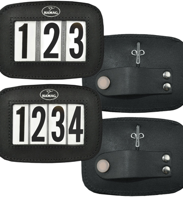 Bridle/Saddle Blanket Leather Number Holders
