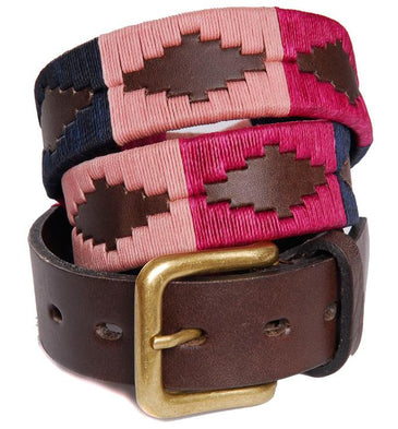 Pioneros Belt Berry, Navy, Pink